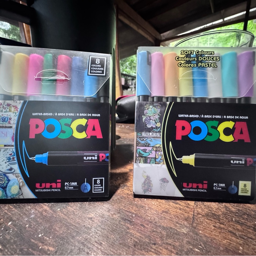 Posca Soft Colors Marker Set bundle